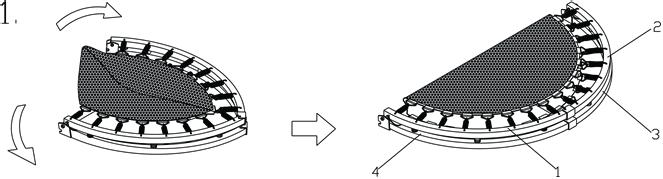 ASSEMBLY INSTRUCTIONS WAARSCHUWING: 1. Houd kinderen uit de buurt van de Fitness Trampoline tijdens de montage 2.