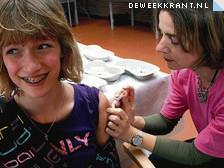 Vaccinatie zorgen DE WEEKKRANT.NL 9 maart 2009 REGIO - Ruim 15.