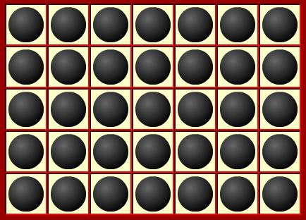Voorbeeld 2: Flipit op een torus Het spel: gegeven is een rechthoekig grid van n m punten.