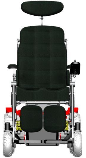 13.2 zekering De rolstoel heeft een hoofdzekering om de accu's van de rolstoel te beveiligen tegen overbelasting en kortsluiting.