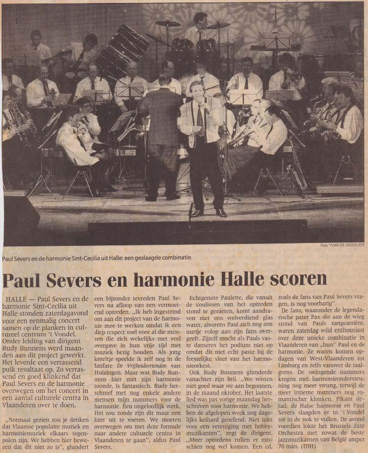 orkest, was toen nog ongezien. De Halse Harmonie pionierde in een format dat enkele jaren later erg populair zou worden.