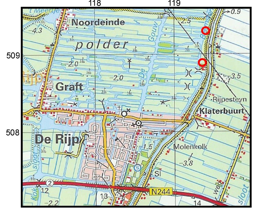 Figuur 1. De Rijp, Oostdijkje.