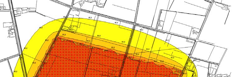2.4 RESULTATEN De berekende geluidscontouren voor variant 1 en 2 zijn in bijlage 1 opgenomen. In een kleiner formaat zijn de geluidscontouren ook weergegeven in respectievelijk de figuren 2.2 en 2.3.