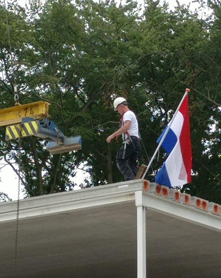 De oude ambulancepost moest plaats maken voor de nieuwbouw van het ziekenhuis