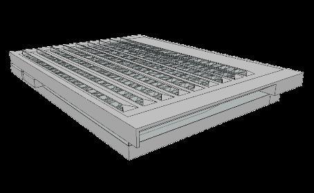 5. Dimensionering van sheds Configuratie Type van glasoppervlakte Aantal sheds Glasoppervlakte 1. Basis architect Polycarbonaat > LT: 45% 9 1770 m² 2.