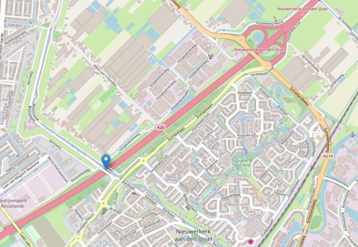 Geluidonderzoek in vervolgfase (planuitwerking) Afstemming tussen opgave verbreding A20 en MJPG-opgave tussen aansluiting Nieuwerkerk a/d IJssel en Cortland-aquaduct (voorstel in BAG) Detailonderzoek