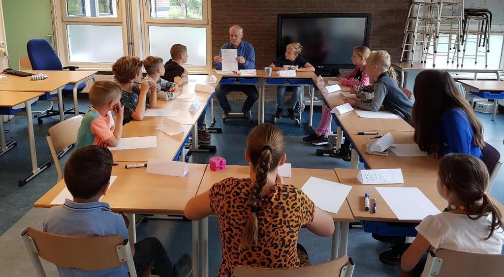 De komende tijd gaan de kinderen van de leerlingenraad de klassen rond om punten te verzamelen waar de kinderen mee zitten of waar we best wel wat veranderingen kunnen maken.