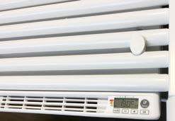 lekdichtheid Geintegreerde Fan Heater: ECODESIGN ERP 2018 -Elektronische temperatuurregeling -Energiebeparend Dag/Week programma -Open window sensor, bewegingssensor -Extra warmteafgifte van 1000
