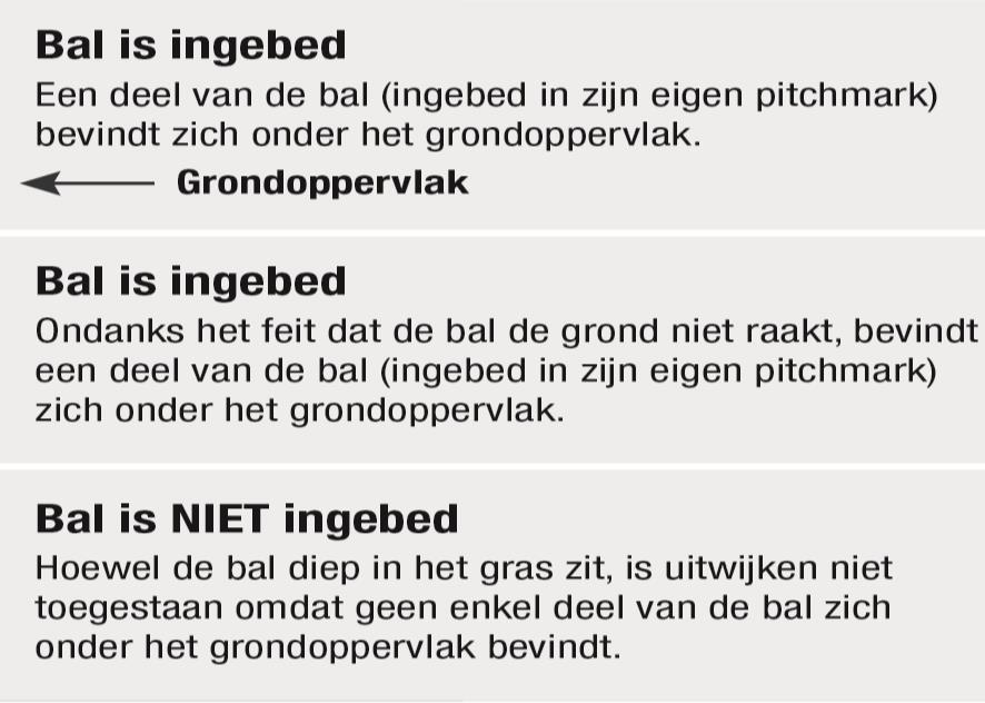 In 2019 mag een bal die ingebed is in de Algemeen gebied