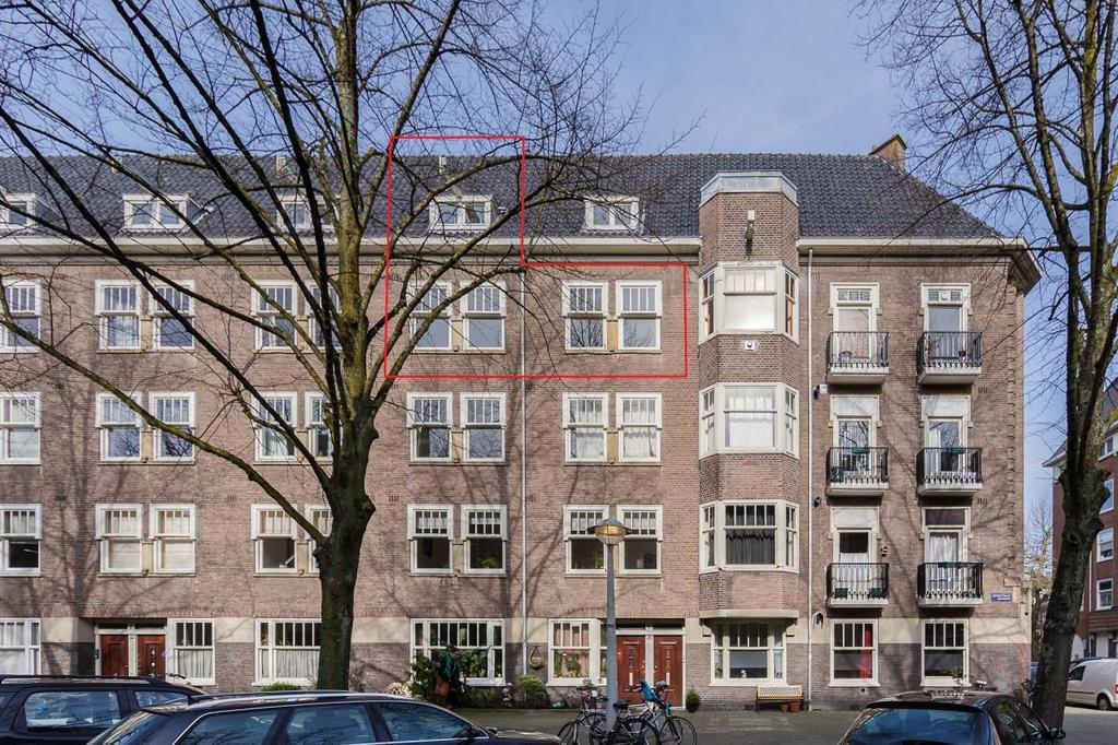 Niersstraat 20-III Vraagprijs 589.000,- k.k. 3-kamerappartement met dakterras in de Rivierenbuurt!