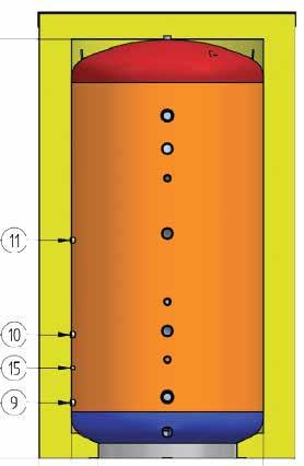 Remeha HFS Prestaties Tapcapaciteit en vermogen HFS 600 W boiler Ketelvermogen KW Tapcapaciteit retour 1 Tapcapaciteit retour 2 Factor 0,72 Tapcapaciteit 10 min - l Tapcapaciteit retour 3 Factor 1,18