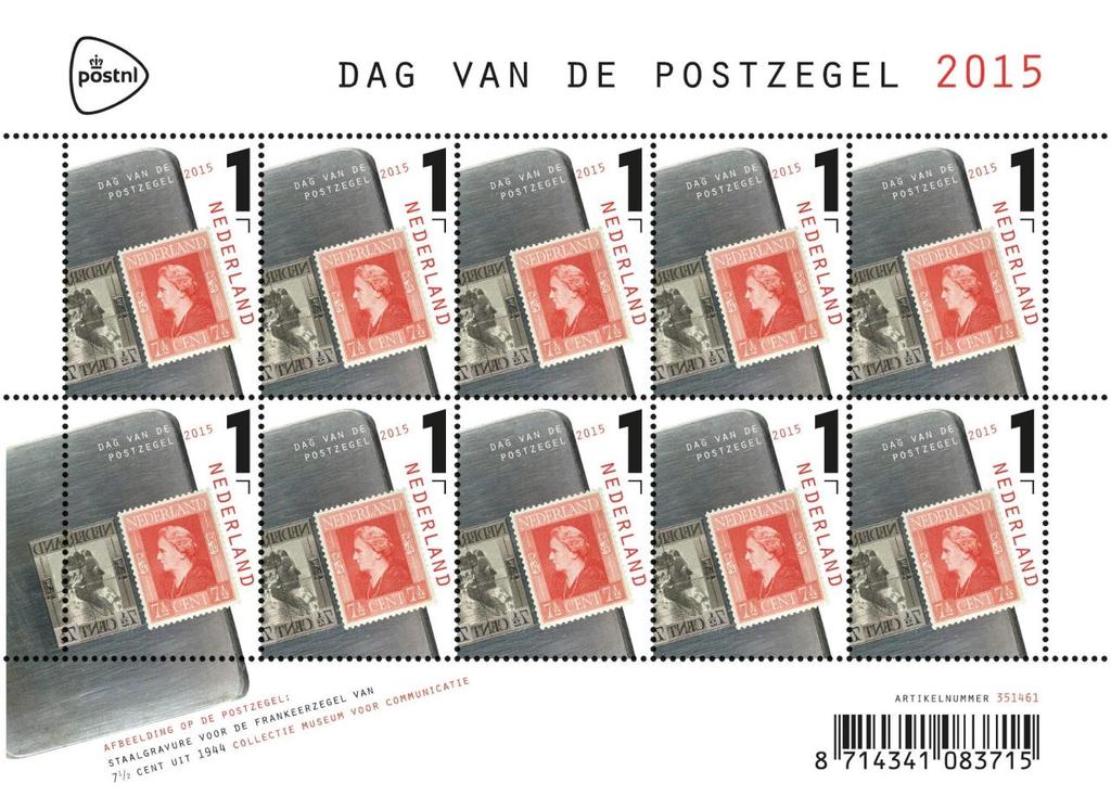 Op deze dag werd bovenstaand postzegelvel uitgegeven.