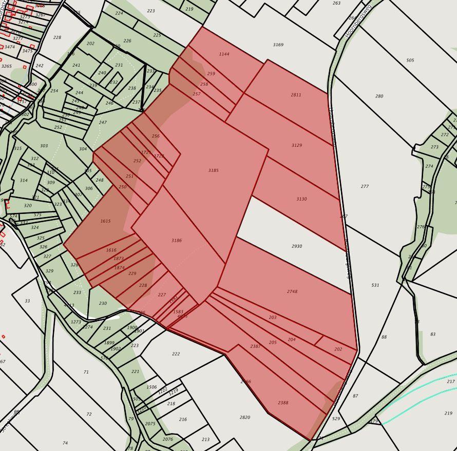 2.5 Uitsnede kadastrale kaart 2.6 Geschiedenis Het te koop staande gebied maakt deel uit van de groeve Spaubeek.