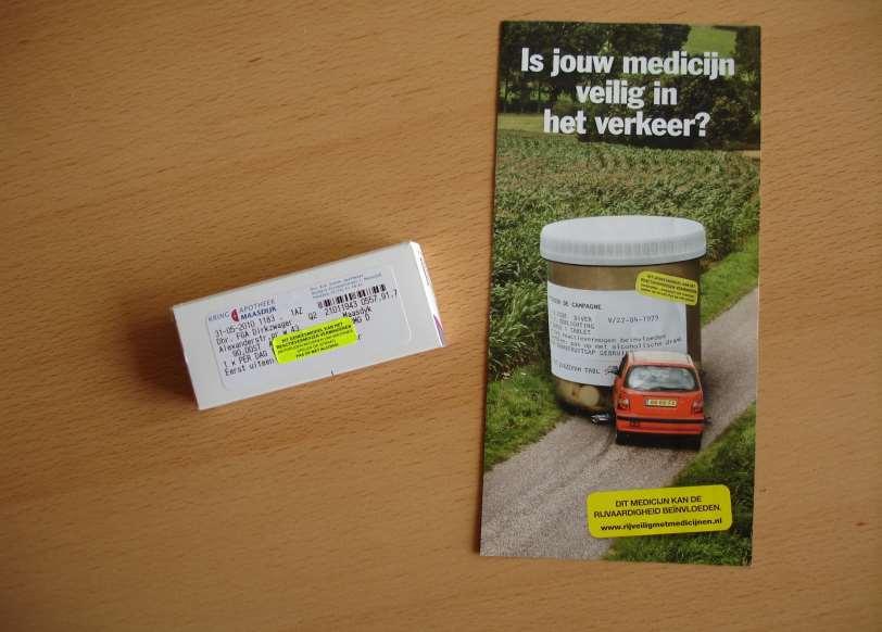 Denk aan het gebruik van medicijnen die