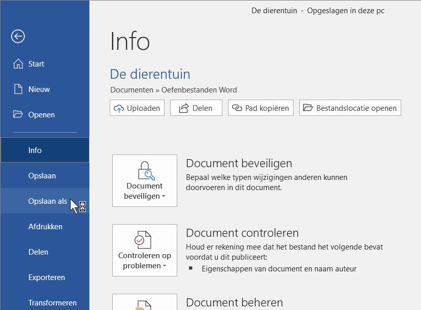 2 Office-bestanden en OneDrive Aanmelden bij OneDrive in Word Voordat u Office-bestanden kunt opslaan en openen op OneDrive