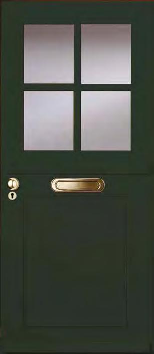 Een aantal deurmodellen kan ook gebruikt worden als zogenaamde boerendeur.