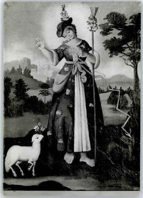 Een bijzondere afbeelding uit de 18 eeuw. Hier zien we Maria gekleed als herderin.