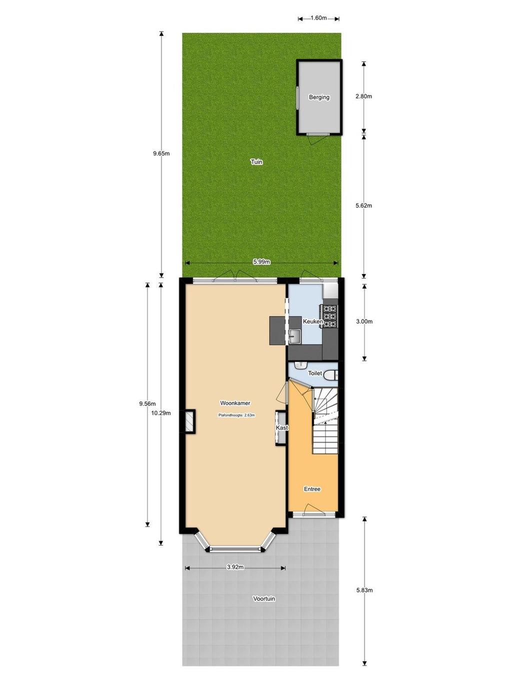 Plattegrond Begane