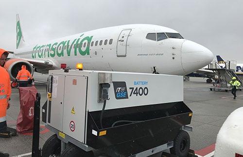 NLR-CR-2019-050 april 2019 Figuur 20: E-GPU in operatie op Eindhoven Airport [Ref.