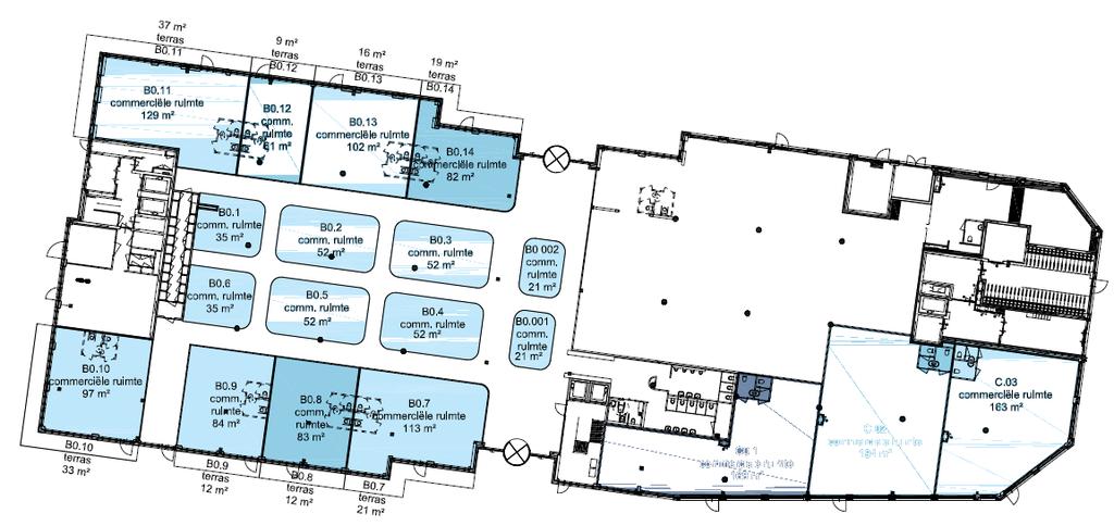 09. PLATTEGROND DAILY TASTE B14 snackbar B13 B12 B11 bakker B10 B01 B06 B09 B02 B05 B08