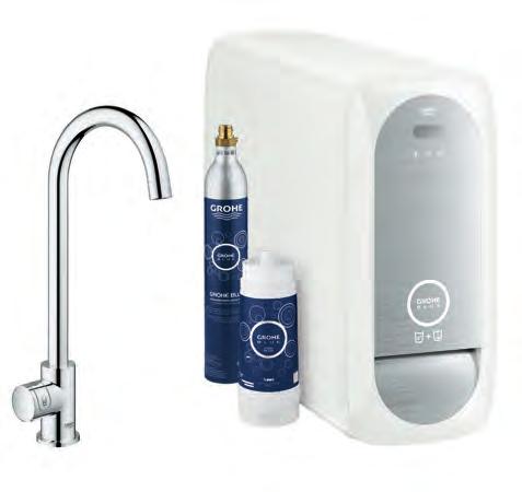 GROHE Blue Home 2019 GROHE BLUE HOME Keukenmengkranen A. GROHE Blue Home duo ** C-uitloop 31455001 / 1533,58 31455DC1 / 1752,82 B.