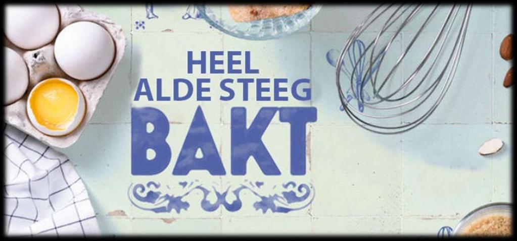 Wie mogen zich een jaar lang meesterbakkers van Alde Steeg noemen? HEEL ALDE STEEG BAKT Donderdag 20 juni 2019 15.00 uur Presentatie van alle bakresultaten in het restaurant en beoordeling jury 15.