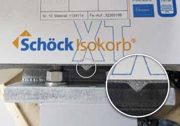 Schöck Isokorb type KS/KSXT inbouwen 4.2 In de ruwbouwvloer integreren Opmerking De ingenieur moet de posities van de productstaven en vloerwapening in functie van elkaar plannen. 4.2.1 Variant productstaven in 1e wapeningslaag 1.