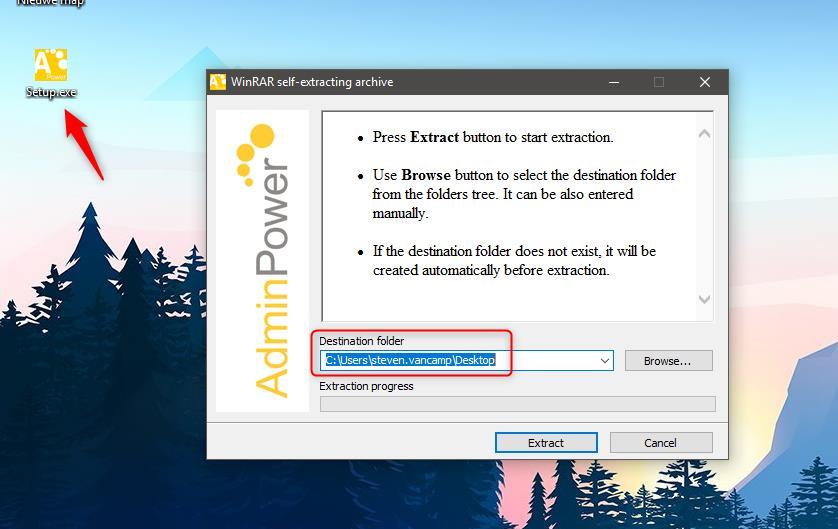 Twee mogelijkheden om AdminPower te updaten Om de update van AdminPower uit te voeren zijn er twee mogelijkheden.