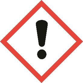 Gevarenpictogrammen: Gevaar Waarschuwing Gevaar waarschuwing Gevarenaanduidingen Fysisch-chemische eigenschappen: H226 Ontvlambare vloeistof en damp.