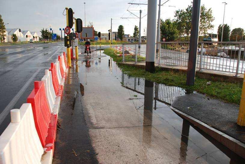 voorzien zodat fietsers kunnen doorgaan? 1.