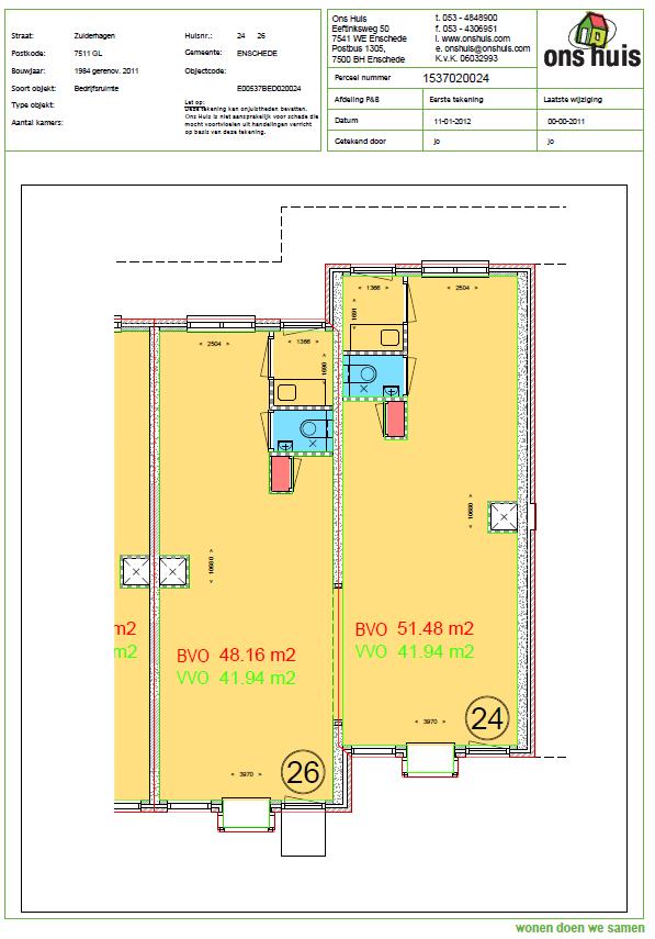 Plattegrond Zuiderhagen