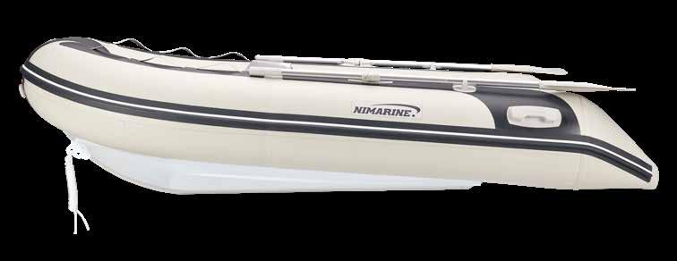 NIMARINE MX 270 & 310 ALU RIB DUURZAAM EN LICHTGEWICHT De Nimarine ALU RIB s zijn voorzien van een uiterst duurzame en