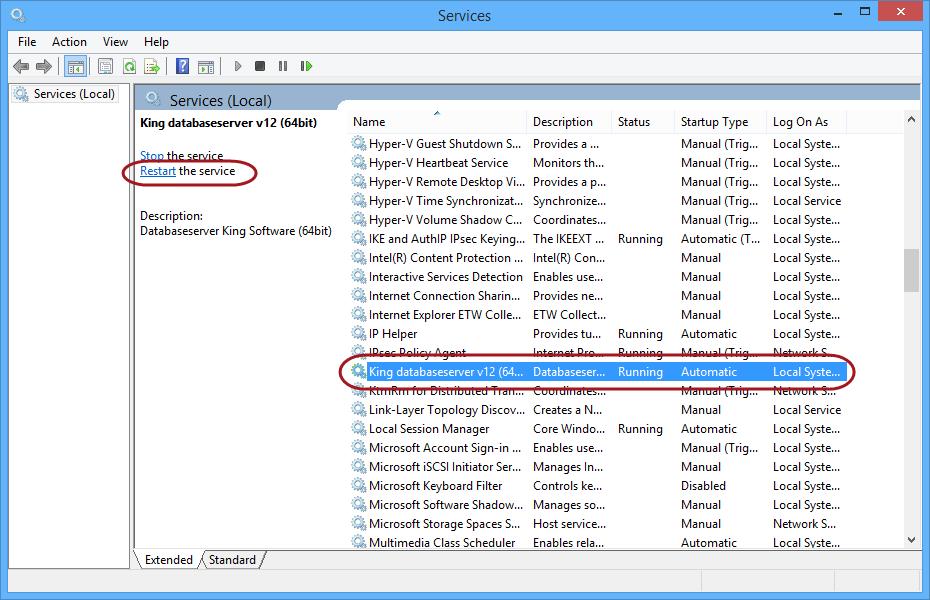 Windows register: Ga in regedit naar de sleutel Let op, kies de laatste King versie uit de lijst, op het moment van schrijven 5.
