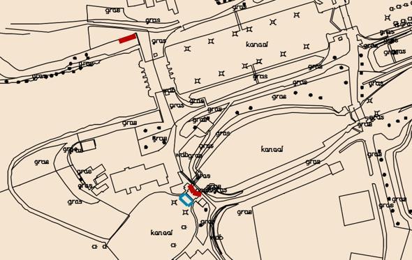 Afbeelding 4.9 Locatie maatregelen tegen faalmechanismen Katerveercomplex 1 2 3 Alternatief B Getrapt keren Dit alternatief biedt één integrale oplossing voor alle faalmechanismen.