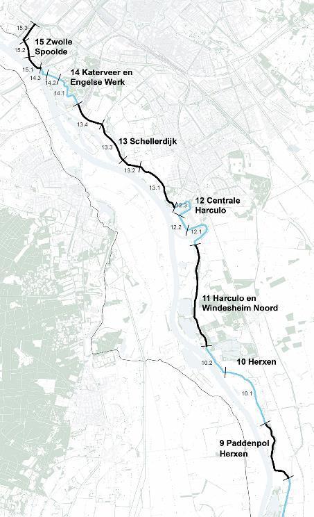 5 HUIDIGE EN TOEKOMSTIGE SITUATIE Dit hoofdstuk beschrijft de belangrijkste kenmerken van het gebied waarin het project IJsseldijk-Zwolle plaatsvindt. Paragraaf 5.