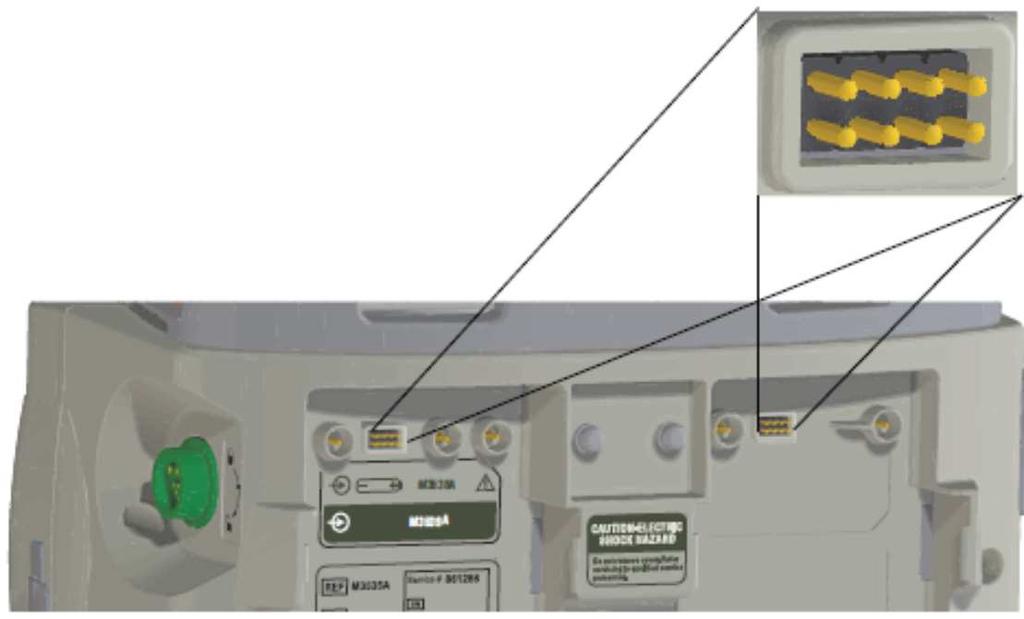 Philips Healthcare - 3/6 - FSN86100179A BESCHRIJVING VAN WERKING 1 Als de batterijconnectorpinnen (in het batterijcompartiment van de HeartStart MRx-monitor/-defibrillator) beschadigd of