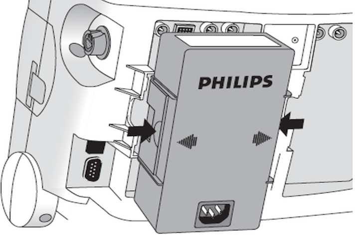 Philips Healthcare - 6/6 - FSN86100179A Afbeelding C: AC/DC voeding verwijderen b.