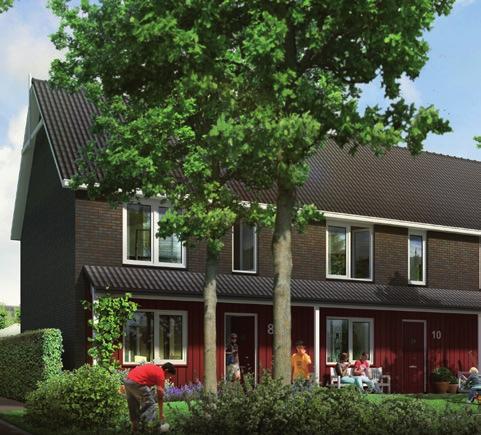 De architectuur refereert aan oude boer de rijen, zwarte schuren en de schaapskooi. Er komen huizen met veranda s en huizen met pergola s.