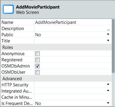 Autorisatie De autorisatie is vergelijkbaar met APEX, je kunt rollen aanmaken en deze koppelen aan schermen en gebruikers via eenvoudige checkboxes.