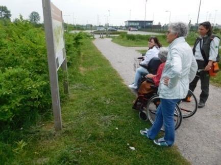 6. Langs veel paden ontbreken banken. Voor mensen met beperkingen is een zitgelegenheid noodzakelijk. Bij de geplaatste banken in het Bentwoud ontbreekt verharding.