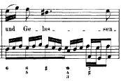 Meer duidelijkheid over BWV 147/7 is te ontlenen aan de partijen. Er is een partij voor orgel, een partij voor cello en een fragment voor becijferd continuo (klavecimbel).