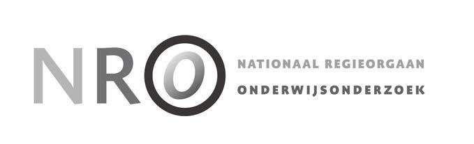 Dit onderzoek met projectnummer 405-15-726 is mede gefinancierd door het Nationaal Regieorgaan Onderwijsonderzoek.