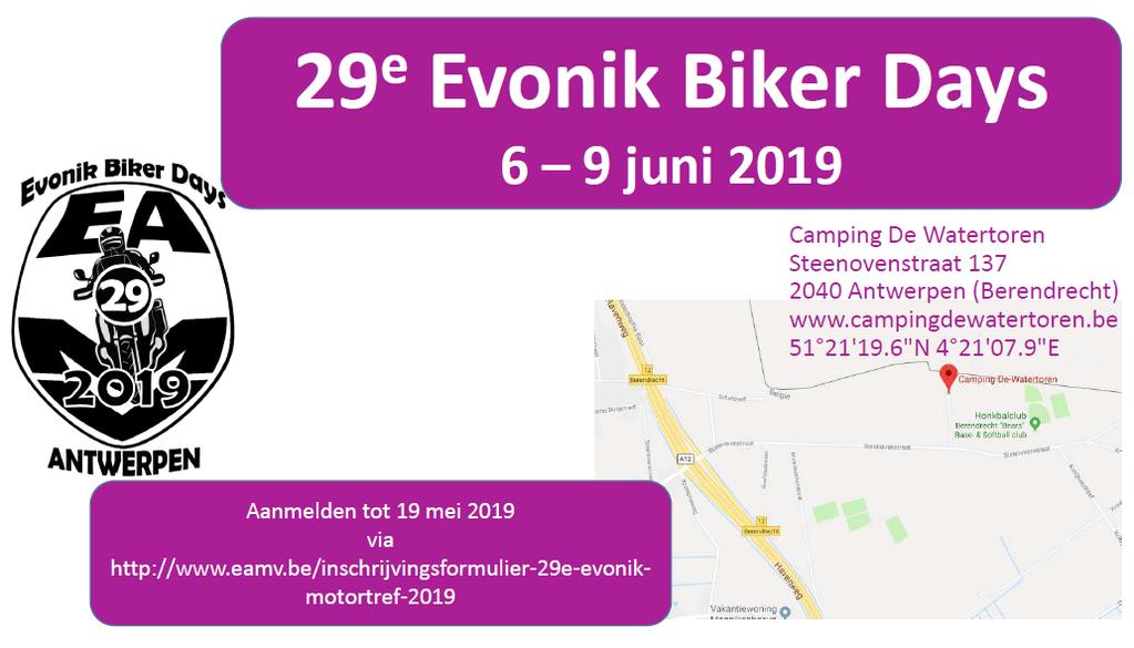 06-09 jun Evonik Biker Days 2019 Trefterrein: Camping