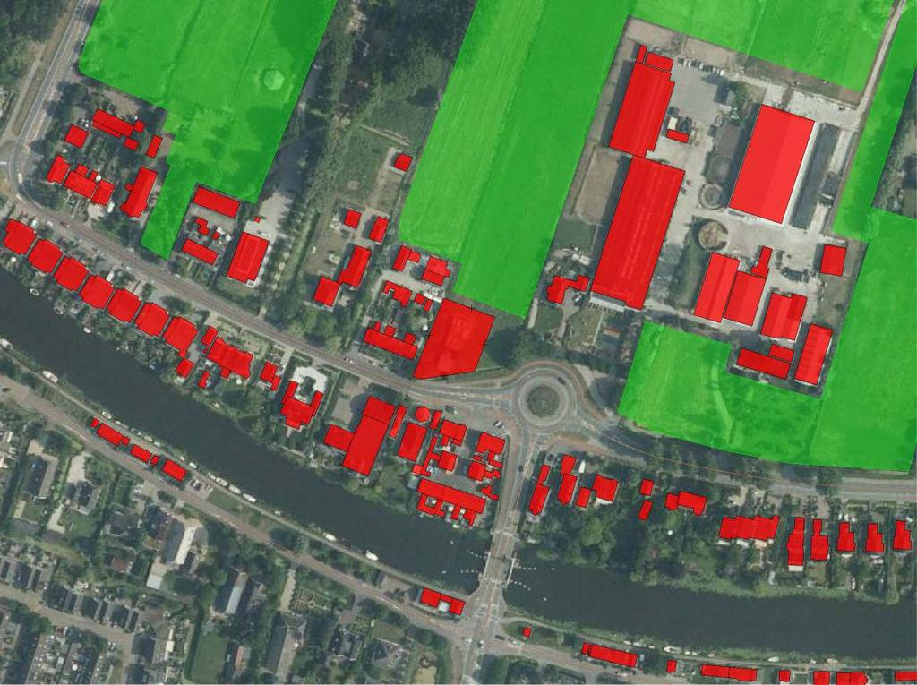 S & W consultancy Vlissingen project opdrachtgever [2171628] - Woning naast Noordzijde 76 te Bodegraven IntROview objecten bodemabsorptie rijlijn + waarneempunt gevel