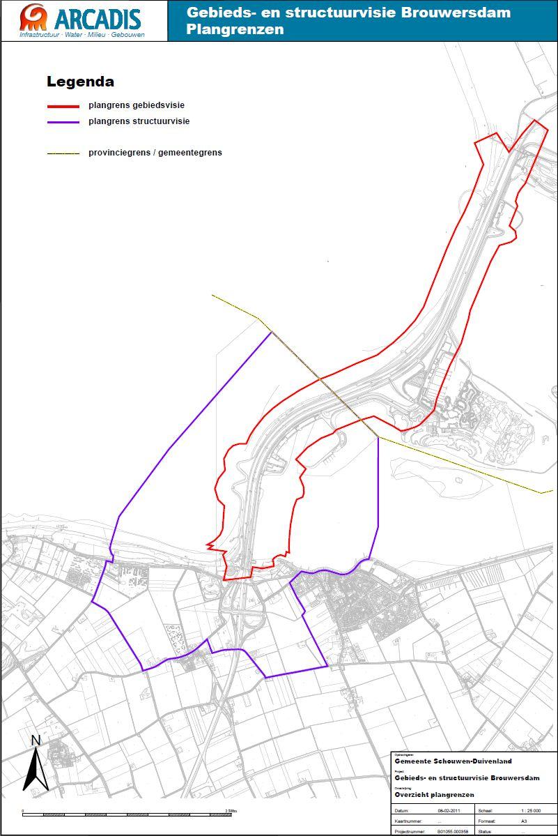 1.4 PLANGEBIED Het plangebied van de Gebiedsvisie is weergegeven op onderstaande kaart, evenals het plangebied van de Structuurvisie.
