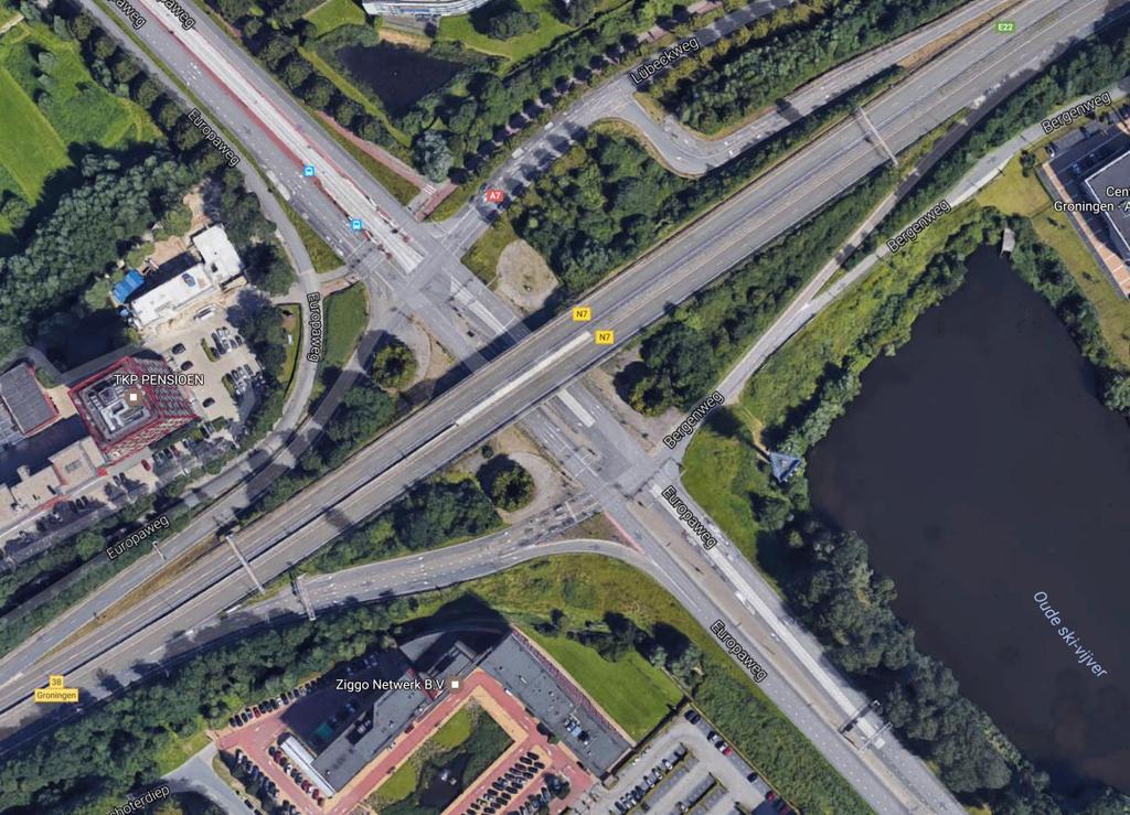 Verplaatsen verkeersstromen 1. Parallelwegen tussen Europaweg en Bornholmstraat verdwijnen 2.