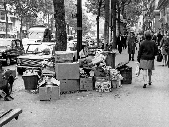 Mei 68 Parijs Staking van de