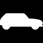 Hatchback Deuren = 3-5 Bagageruimte = Open compartiment Ramen = 1 7 Minimale lengte = 250 centimeter Sedan Deuren = 3-5