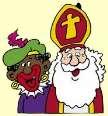 Sinterklaas, wie kent hem niet, sinterklaas, sinterklaas En natuurlijk zwartepiet!