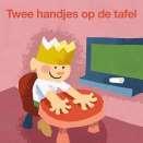 Ik kan met mijn voetjes stampen, stamp, stamp, stamp Twee handjes omhoog, maak nu een boog, En dan vlug de handjes op de rug!